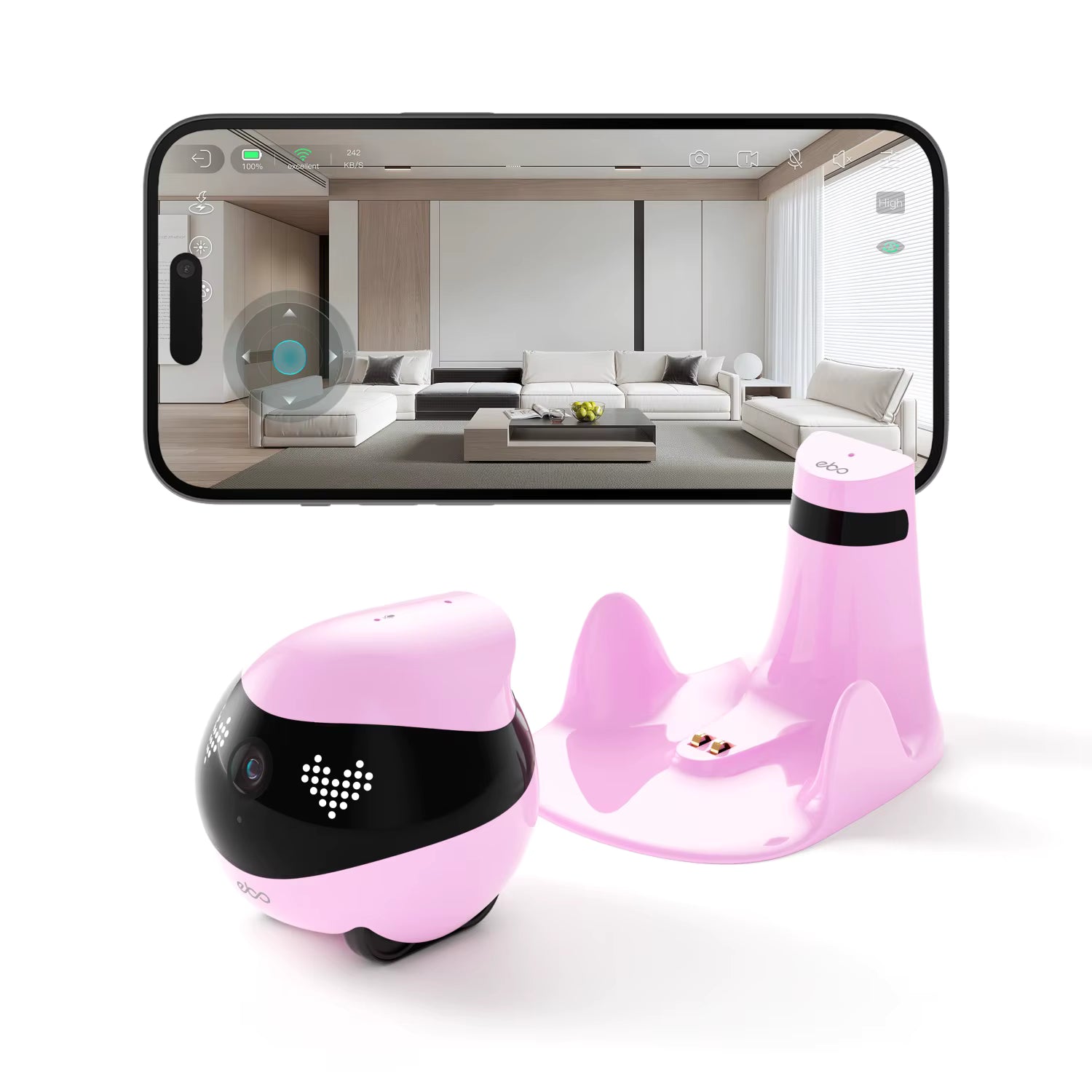 EBO AIR 2 - Intelligens robot kamera wifi kapcsolattal