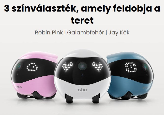 EBO AIR 2 - Intelligens robot kamera wifi kapcsolattal