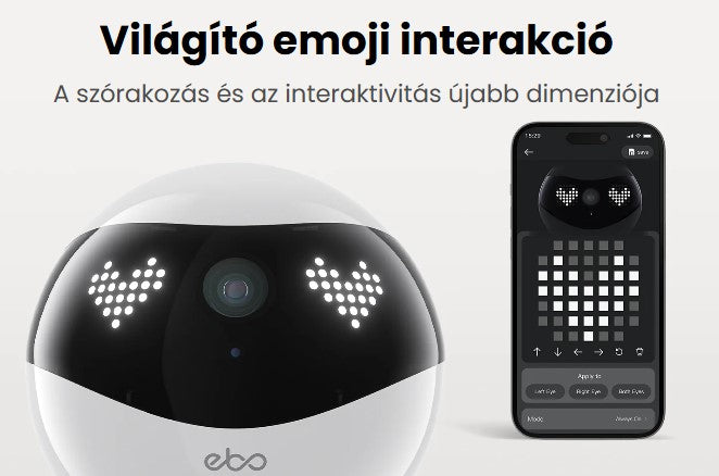 EBO AIR 2 - Intelligens robot kamera wifi kapcsolattal
